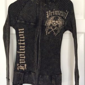 New Primevil Graphic Zip up Jacket XS